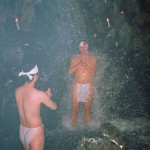 Misogi at Kinryu Myojin no Taki (the sacred waterfall), Tsubaki Jinja, Suzuka, Mie