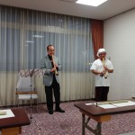 Mende Ryuzan gving a class on Kai and Kariboshi Kiriuta, Hiroshima